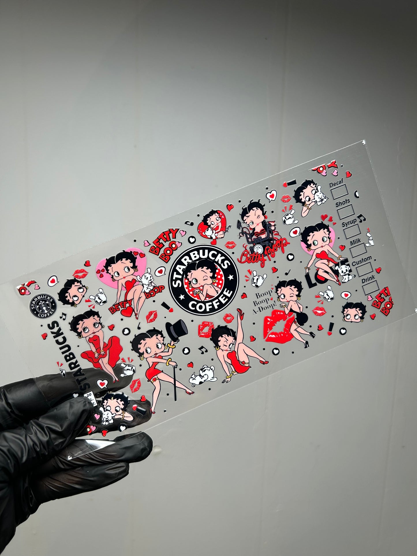 BETTY BOOP CUP WRAPS!!!
