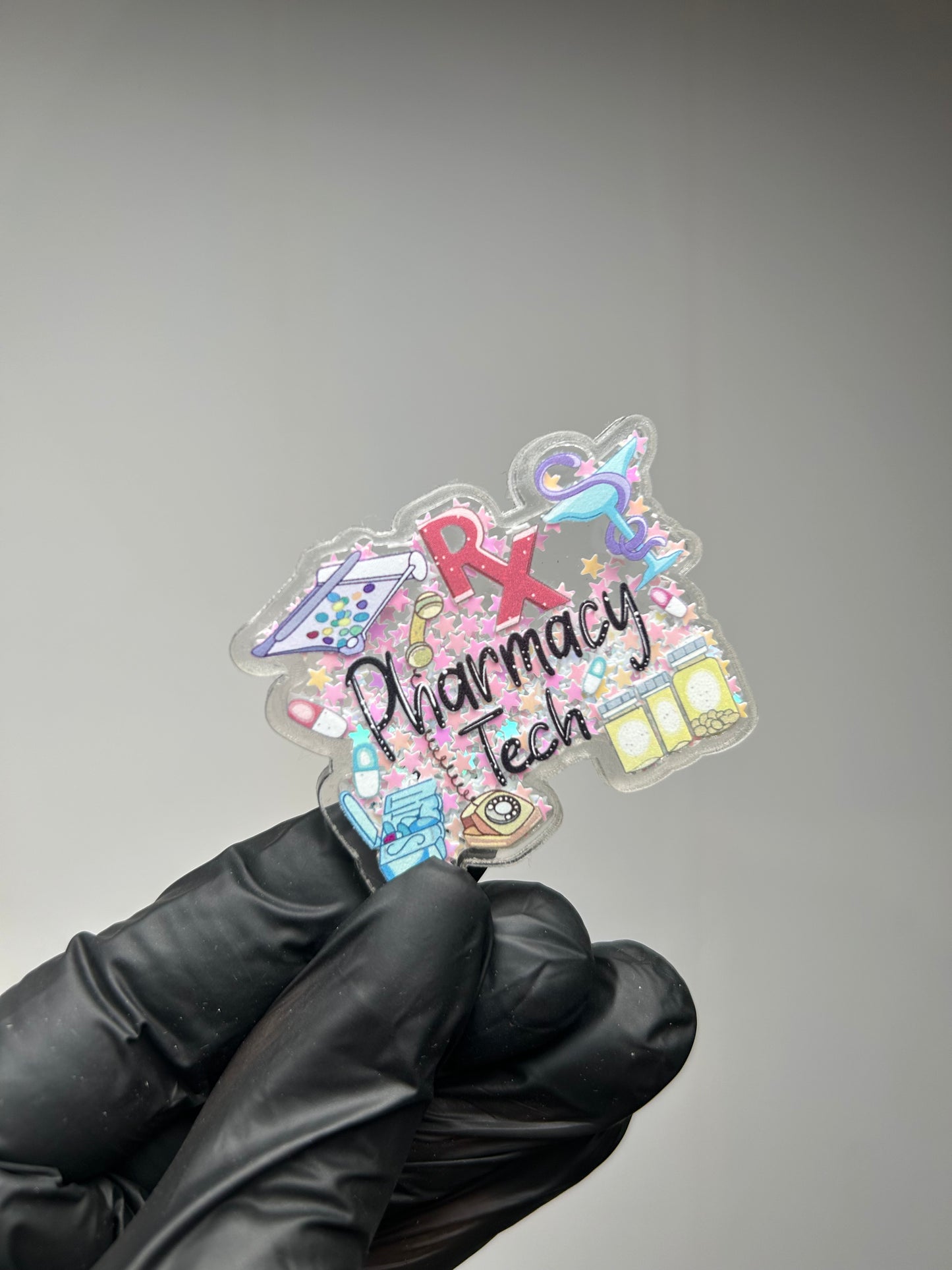 SHAKER BADGE REEL ACRYLICS