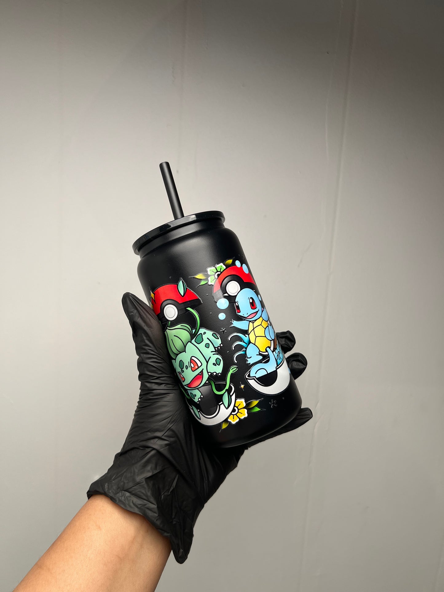 POKÉMON 16oz MAT BLK STAINLESS STEEL