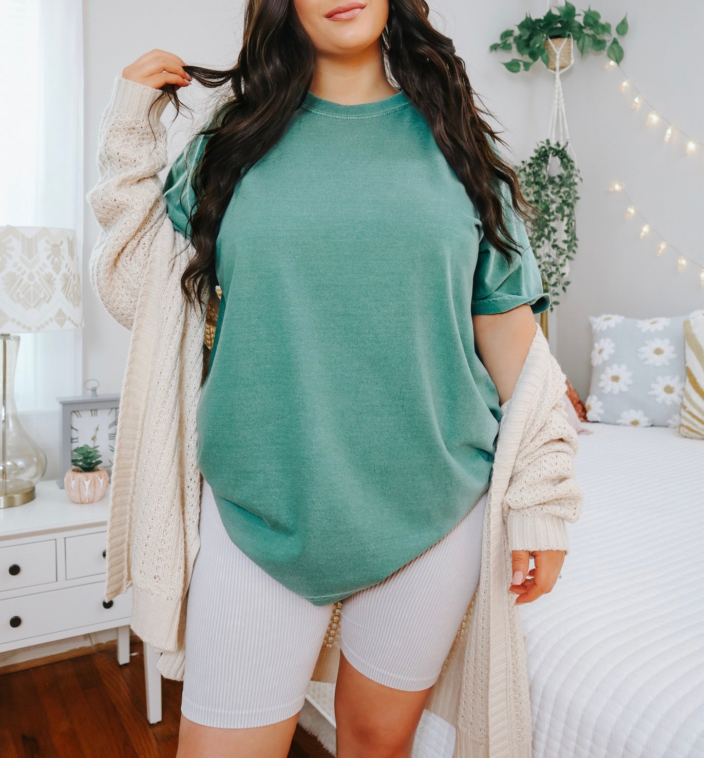 LIGHT GREEN COMFORT COLOR TEE