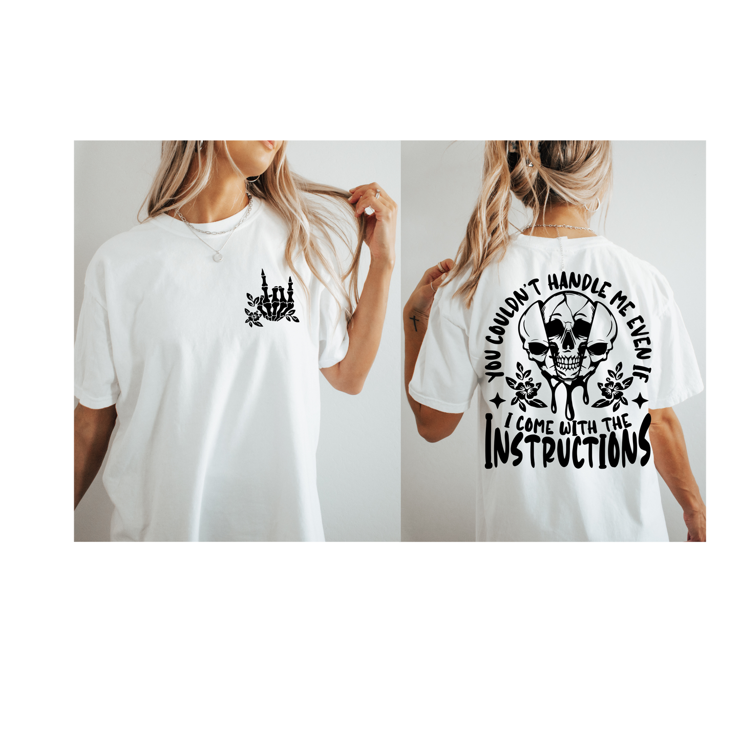 I Come With Instructions Tee