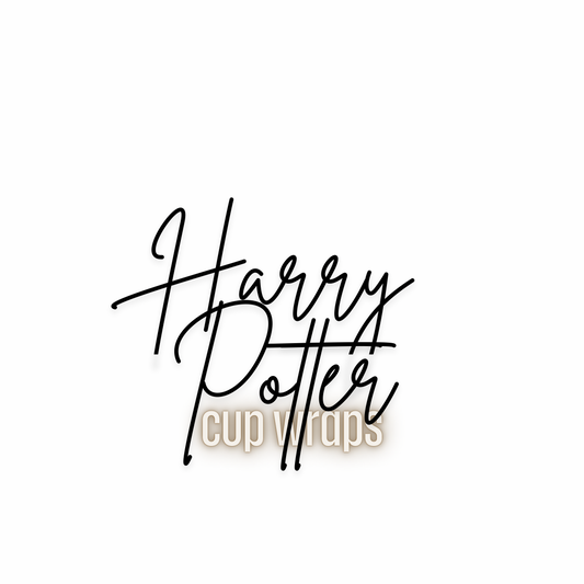 HARRY POTTER CUP WRAPS!!