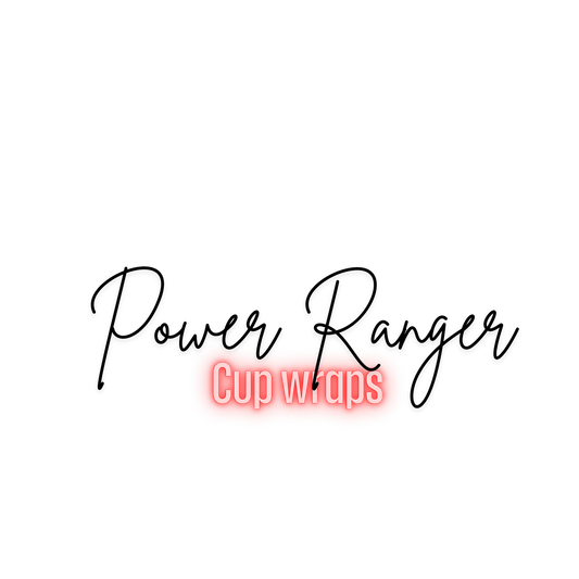 POWER RANGER CUP WRAPS