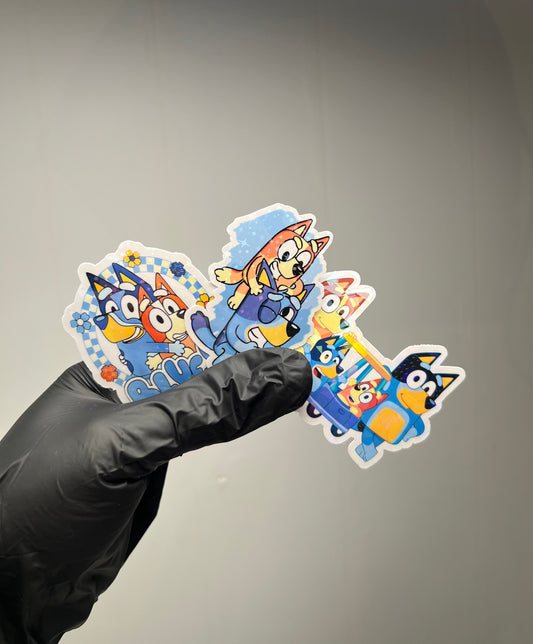 Blue stickers (holographic)