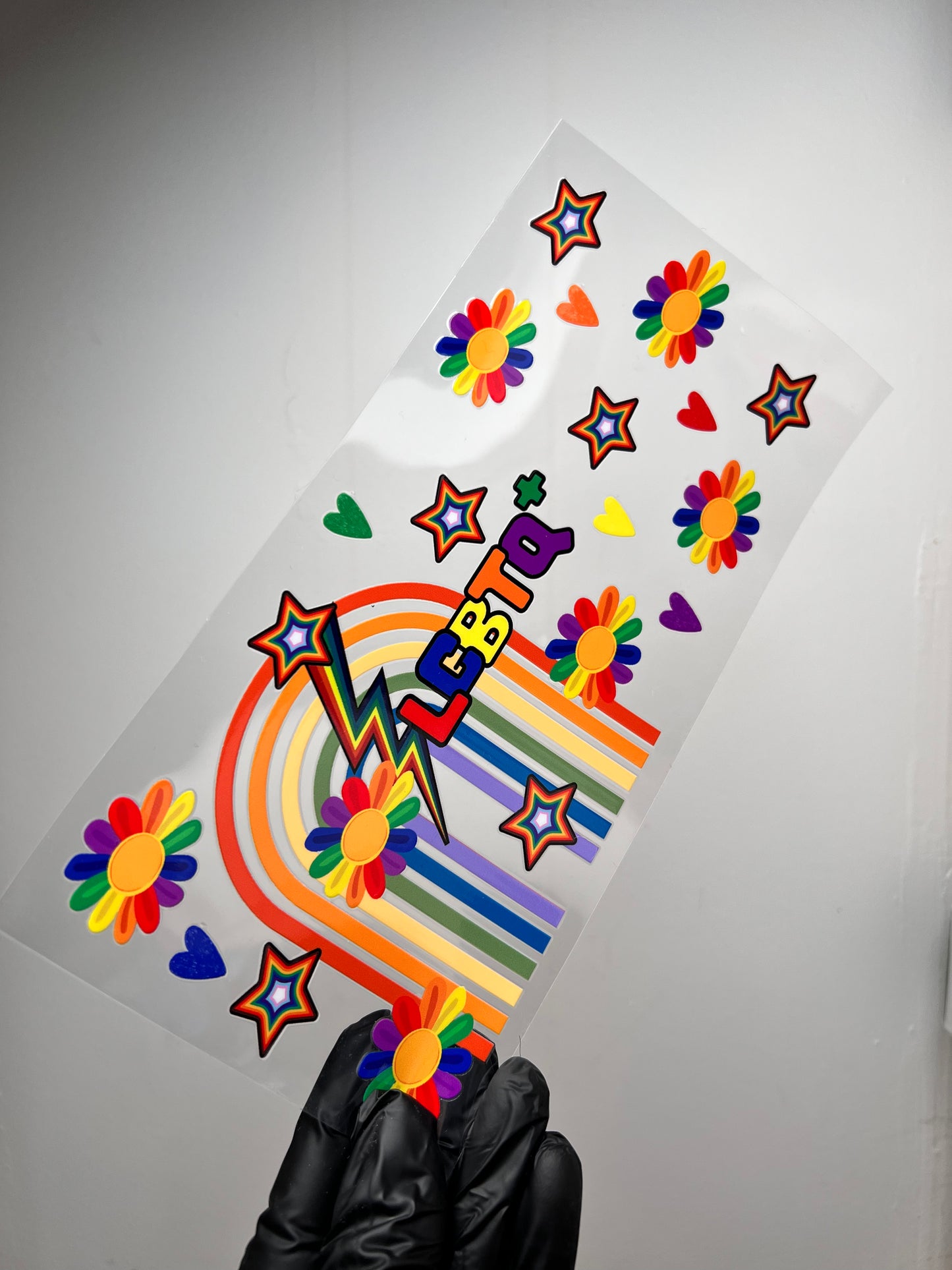 Lbgtq rainbow lighting