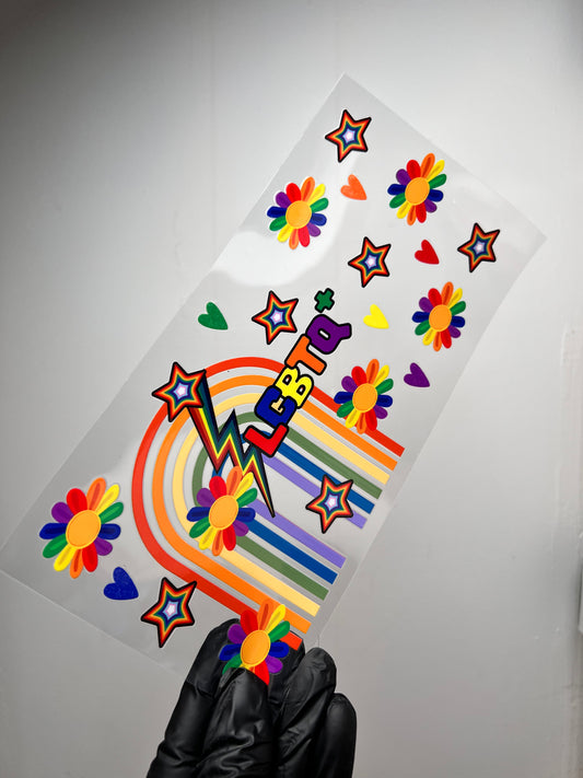 Lbgtq rainbow lighting