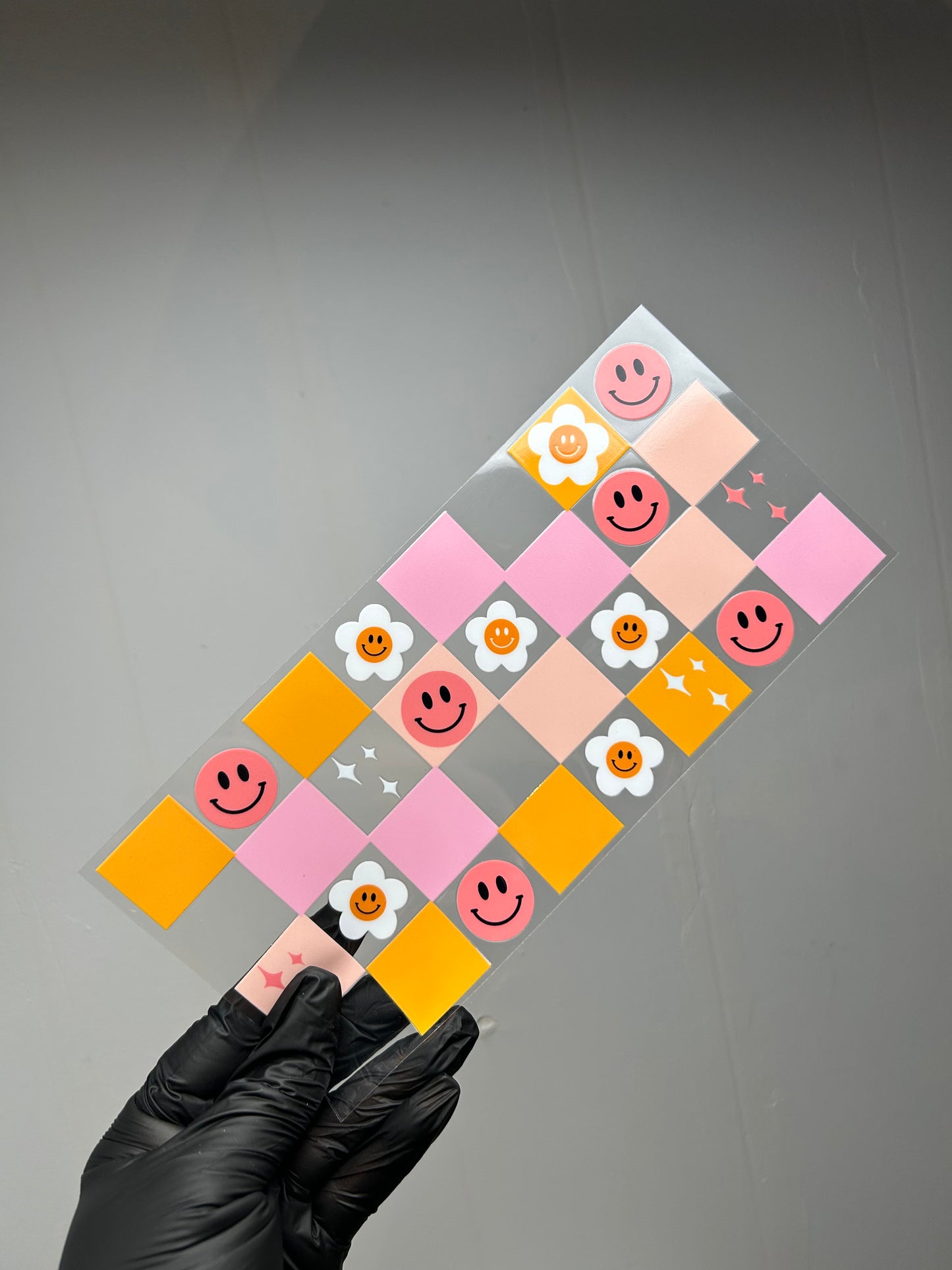 SMILEY/CHECKER CUP WRAPS!