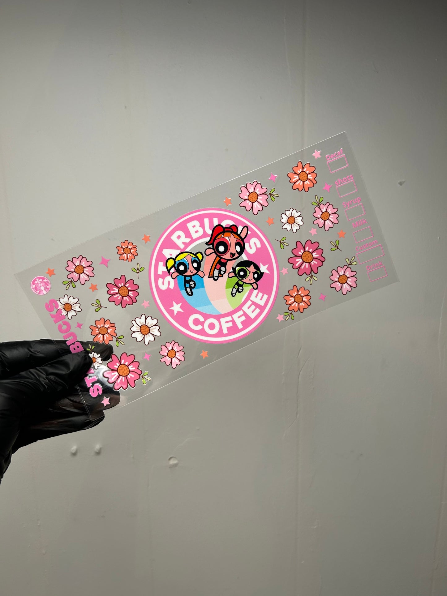POWER PUFF CUP WRAPS!!!