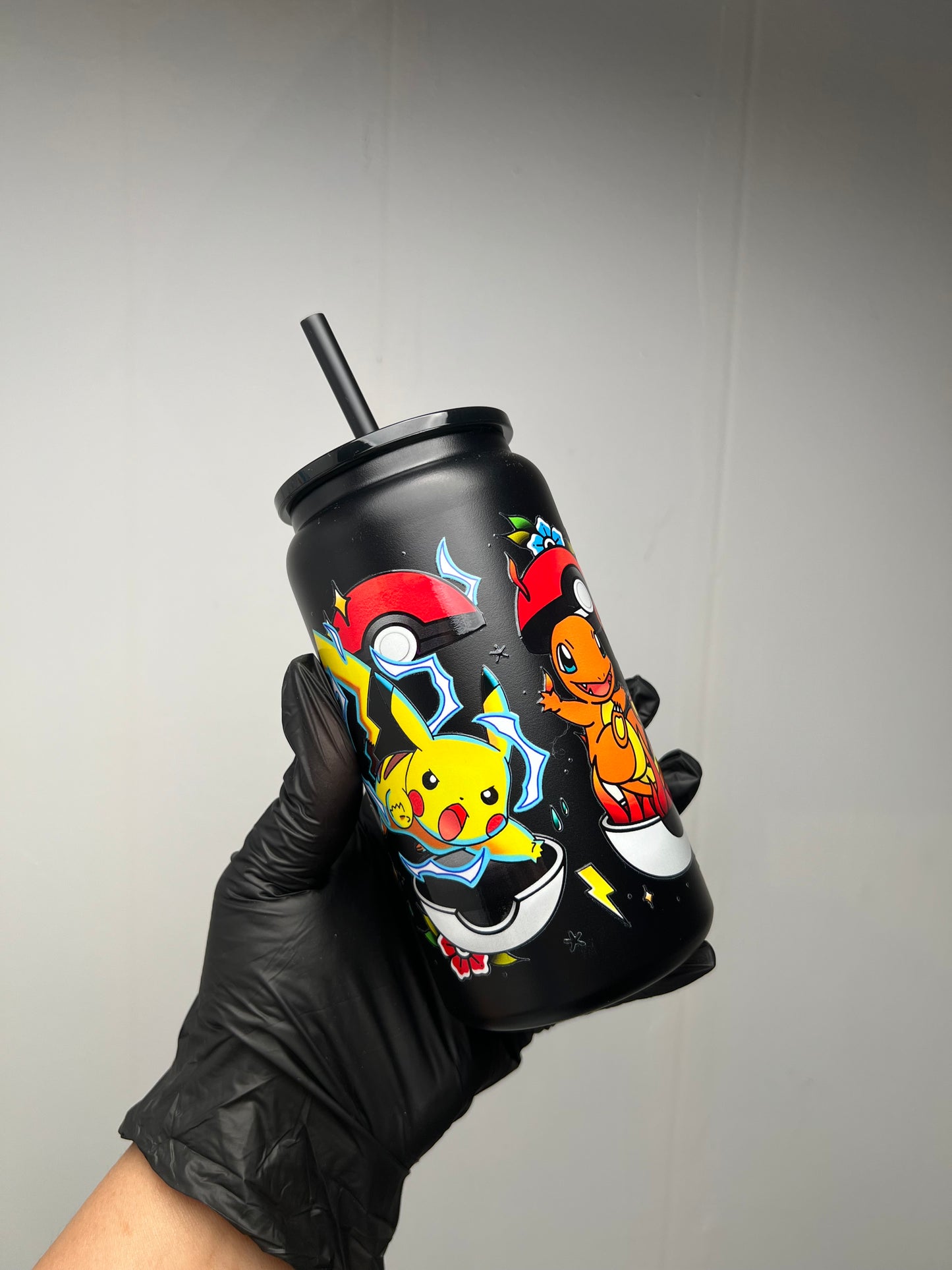 POKÉMON 16oz MAT BLK STAINLESS STEEL