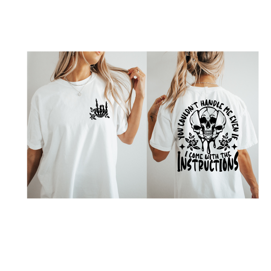 I Come With Instructions Tee